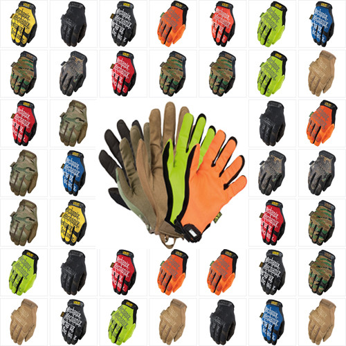 Mechanix Gloves Shop Original Spandex/Synthetic Leather Black X-Small Pair 