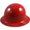 MSA Skullgard Full Brim Hard Hat with RATCHET Suspension - Red
