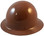 MSA Skullgard Full Brim Hard Hat with RATCHET Suspension - Brown