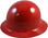 MSA Skullgard Full Brim Hard Hat with Staz On Suspension - Red
