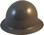 MSA Skullgard Full Brim Hard Hat with Staz On Suspension - GUNMETAL
