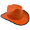 Outlaw Cowboy Hardhat with Ratchet Suspension Orange with Optional Edge
Right Side Oblique View