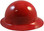 MSA Skullgard Full Brim Hard Hat with FasTrac III Ratchet Suspension - Red  Right View