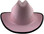 Light Pink Cowboy Hat with Protective Edge