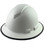 Pyramex Ridgeline Full Brim Style Hard Hat with White Graphite Pattern with Protective Edge - Oblique 