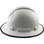 Pyramex Ridgeline Full Brim Style Hard Hat with White Graphite Pattern with Protective Edge - Right