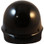 Skullgard Cap Style With Ratchet Suspension Black ~ Front View