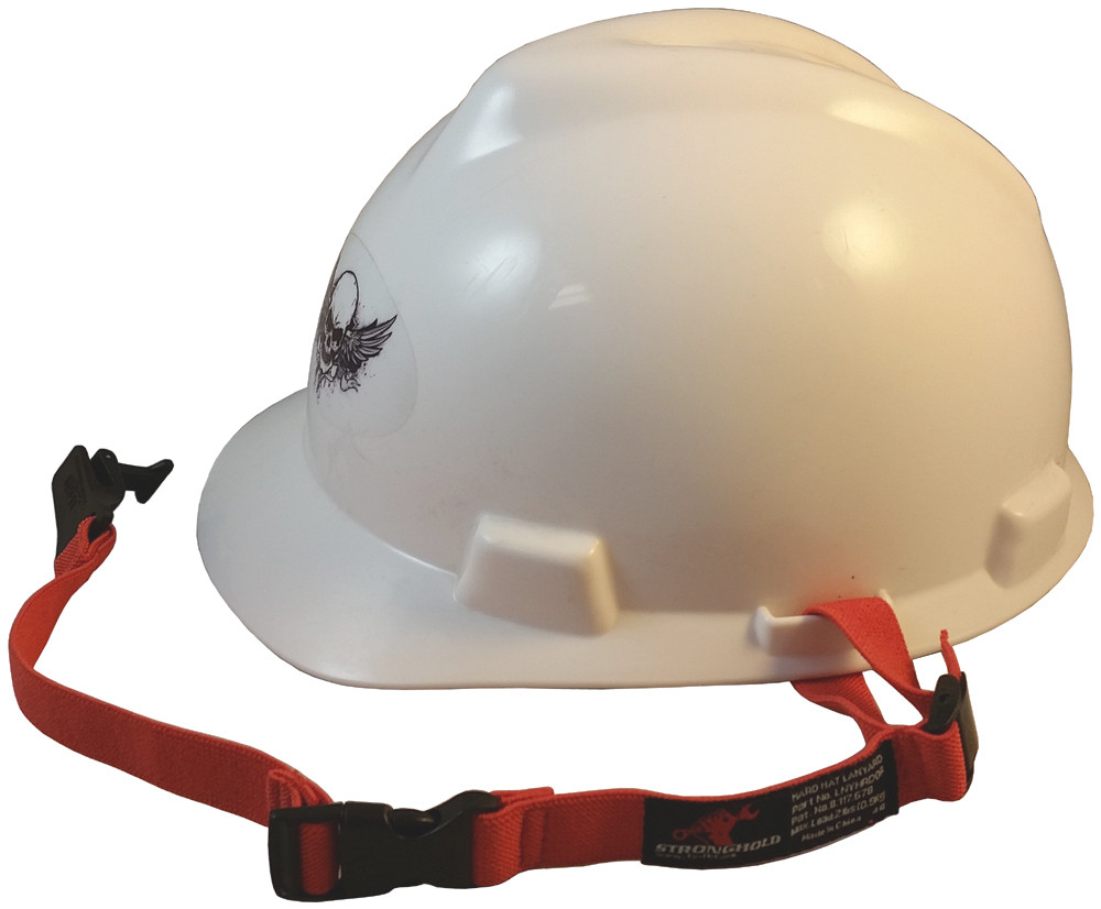 hard hat safety straps