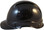 Pyramex Ridgeline Cap Style Hard Hat Shiny Black Graphite Pattern - Left Side View