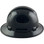 Pyramex Ridgeline Full Brim Hard Hat Shiny Black Graphite Pattern with Protective Edge - Right View