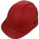 Pyramex Cap Style RIDGELINE Hard Hats - 4 Point Ratchet Suspensions - Red