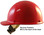 Skullgard Cap Style With Swing Suspension Red - Swing Suspension in Reverse Position