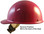 Skullgard Cap Style With Swing Suspension Raspberry - Swing Suspension in Reverse Position