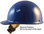 Skullgard Cap Style With Swing Suspension Blue - Swing Suspension in Reverse Position