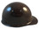 Skullgard Cap Style With Ratchet Suspension Brown - Left View