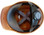 Skullgard Cap Style With Ratchet Suspension Orange - Ratchet Suspension Detail