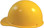 Skullgard Cap Style With Ratchet Suspension Yellow - Left Side View