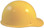 MSA Skullgard Cap Style With STAZ ON Suspension Yellow - Right Side View