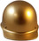 Skullgard Cap Style With Ratchet Suspension Gold - Front View