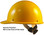 Skullgard Cap Style With Swing Suspension Yellow - Swing Suspension in Normal Position