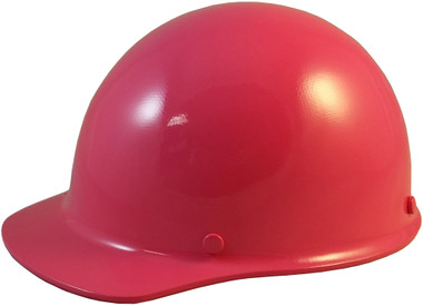 MSA Skullgard Cap Style With STAZ ON Suspension Hot Pink - Oblique View