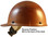 Skullgard Cap Style With Swing Suspension Natural Tan - Swing Suspension in Reverse Position