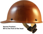 Skullgard Cap Style With Swing Suspension Natural Tan - Swing Suspension in Normal Position