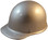 MSA Skullgard Cap Style Hard Hats - Ratchet Suspensions - Silver  - Oblique View