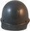 MSA Skullgard Cap Style Hard Hats - Ratchet Suspensions - Textured GUNMETAL - Front View
