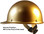 Skullgard Cap Style Hard Hats With Swing Suspension Gold 