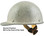 Skullgard Cap Style Hard Hats With Swing Suspension Textured Stone 