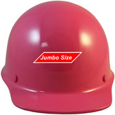MSA Skullgard (LARGE SHELL) Cap Style Hard Hats with STAZ ON Suspension - Hot Pink - Front View