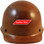 MSA Skullgard (LARGE SHELL) Cap Style Hard Hats with STAZ ON Suspension - Natural Tan - Front View