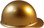MSA Skullgard (LARGE SHELL) Cap Style Hard Hats with Ratchet Suspension - Gold - Right Side View
