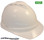 MSA Advance Vented Hard Hats with Staz On Suspensions -  White - Oblique View