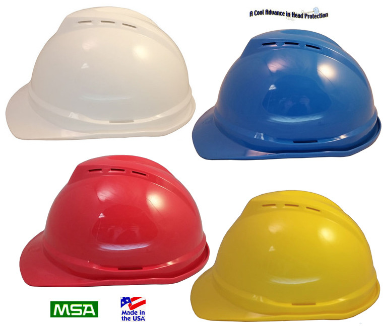 msa vented hard hat