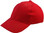 ERB Soft Bump Cap (Cap and Insert) - Red - Oblique View