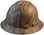 Pyramex Ridgeline Full Brim Style Hard Hat with Camouflage Pattern - Oblique View