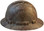 Pyramex Ridgeline Full Brim Style Hard Hat with Camouflage Pattern - Left Side View