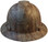 Pyramex Ridgeline Full Brim Style Hard Hat with Camouflage Pattern - Front View