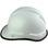 Left View Pyramex Ridgeline Cap Style Hard Hat with White Graphite Pattern with Protective Edge