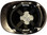 Pyramex Ridgeline Cap Style Hard Hat Shiny Black Graphite Pattern - 6 Point Suspension Detail