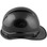Pyramex Ridgeline Cap Style Hard Hat Shiny Black Graphite Pattern with Protective Edge - Right View