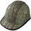 Pyramex Ridgeline Cap Style Hard Hat with Camouflage Pattern with Protective Edge - Oblique View