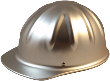 SkullBucket Aluminum Cap Style Hard Hats with Ratchet Suspensions - Oblique View