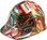 Beer Cans Cap Style Hydro Dipped Hard Hats - Oblique View