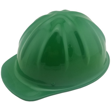 SkullBucket  Aluminum Cap Style Hardhats dark green left