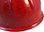 SkullBucket Aluminum Cap Style Hard Hats with Ratchet Suspensions-Red  - Illustration