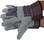 Leather Work Gloves w/ Pile Lining & Safety Cuff Gloves front
