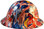 Made In USA Patriotic Hydro Dipped Hard Hats Full Brim Style - Right Side View